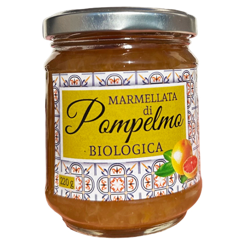 MARMELLATA DI POMPELMO BIOLOGICA SICILIANA DA 220GR