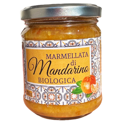 MARMELLATA DI MANDARINI SICILIANA BIOLOGICA 200GR