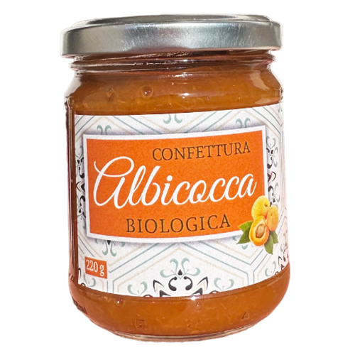 CONFETTURA DI ALBICOCCA BIOLOGICA SICILIANA DA 220 GR