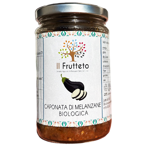 CAPONATA DI MELANZANE BIOLOGICA DI SICILIA DA 260GR