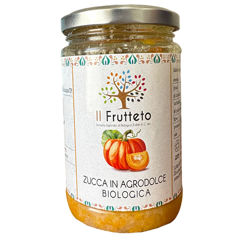 ZUCCA IN AGRODOLCE BIOLOGICO DI SICILIA DA 260GR